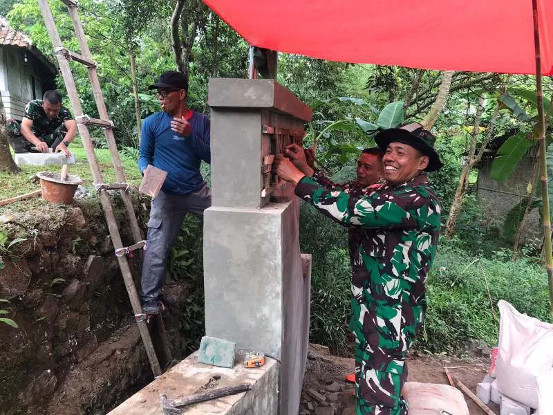 Prasasti TMMD ke-125 di Cikadu, Bukti Sinergi TNI-Rakyat