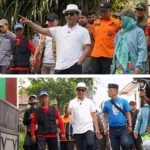Bupati Bandung Kang Ds Meninjau Banjir Di Bojongsoang Dengan Mengenakan Sepatu Bot Memastikan Penanganan Cepat Bagi Warga Terdampak