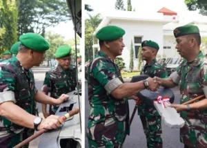 Pangdam Mayjen Tni Kosasih Menyerahkan 27 Unit Jeep Maung 4x4 Buatan Dalam Negeri Untuk Memperkuat Mobilitas Prajurit