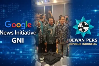 Forum Google News Initiative Update di Hotel Aston Serang membahas masa depan jurnalisme Indonesia di tengah dominasi kecerdasan buatan dan konten digital.