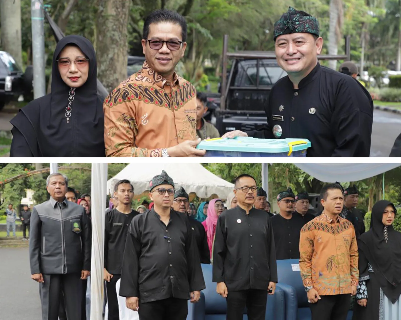 Bupati Bandung Kang DS Serahkan Paket Sembako Subsidi OPM 2026 Di Lapangan Upakarti