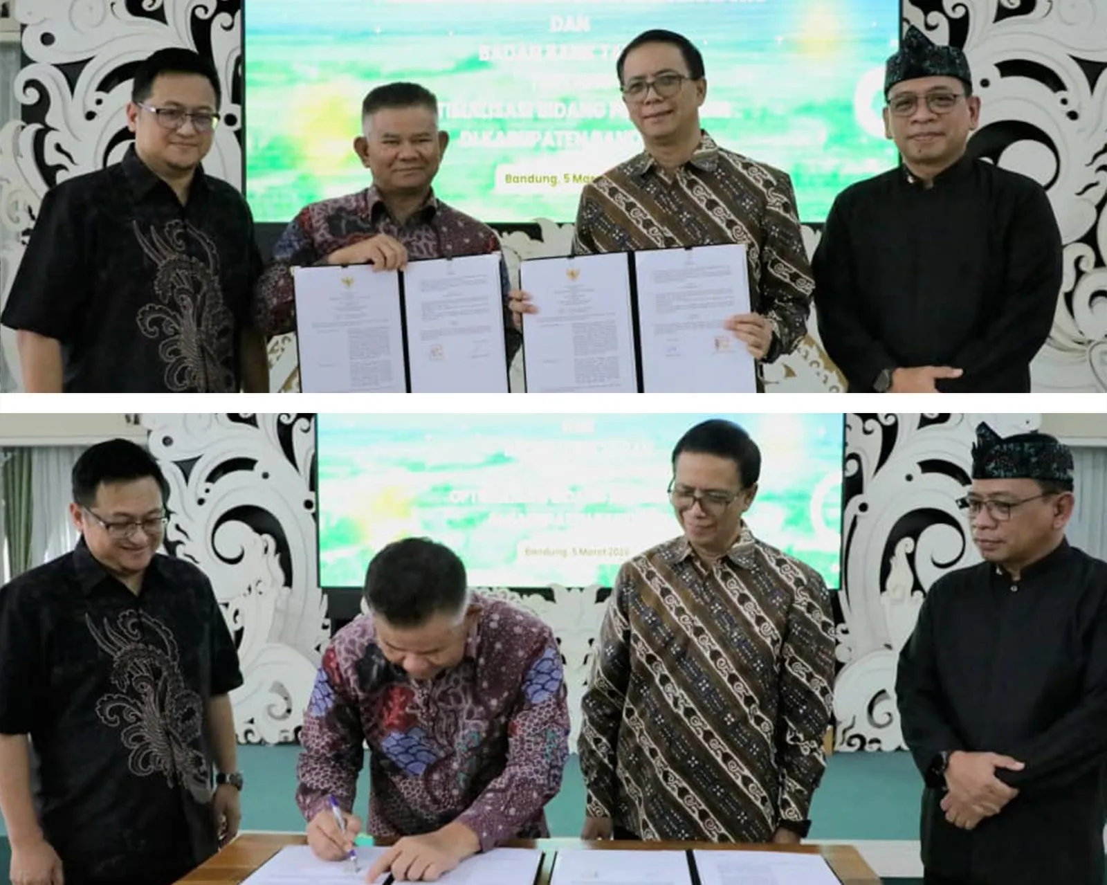 Penandatanganan MoU Pertanahan