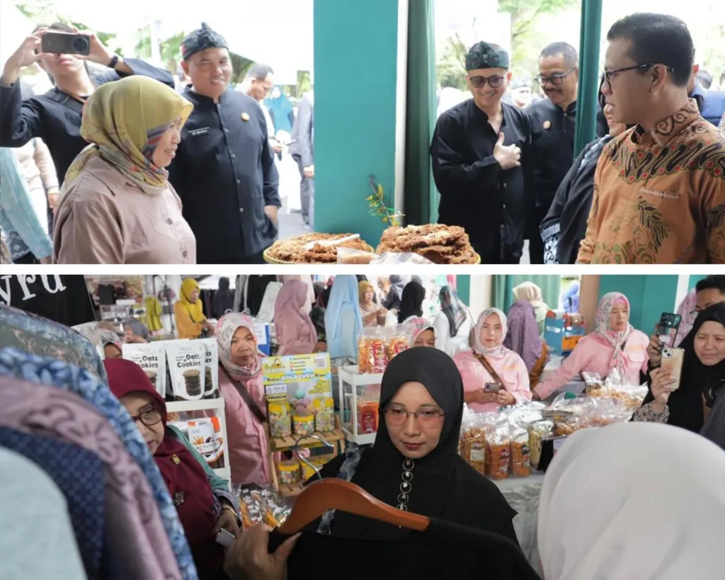 Suasana Bazaar Ramadan 1447 H Dekranasda Kabupaten Bandung Di Soreang