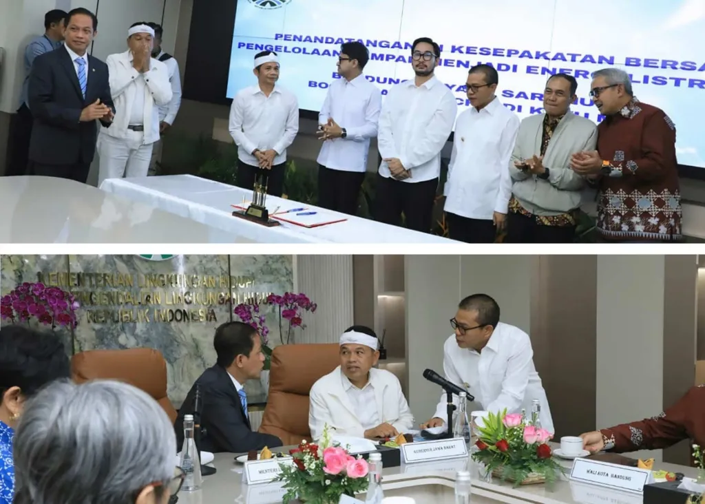 Bupati Bandung Dadang Supriatna Resmi Teken MoU PSEL Sarimukti
