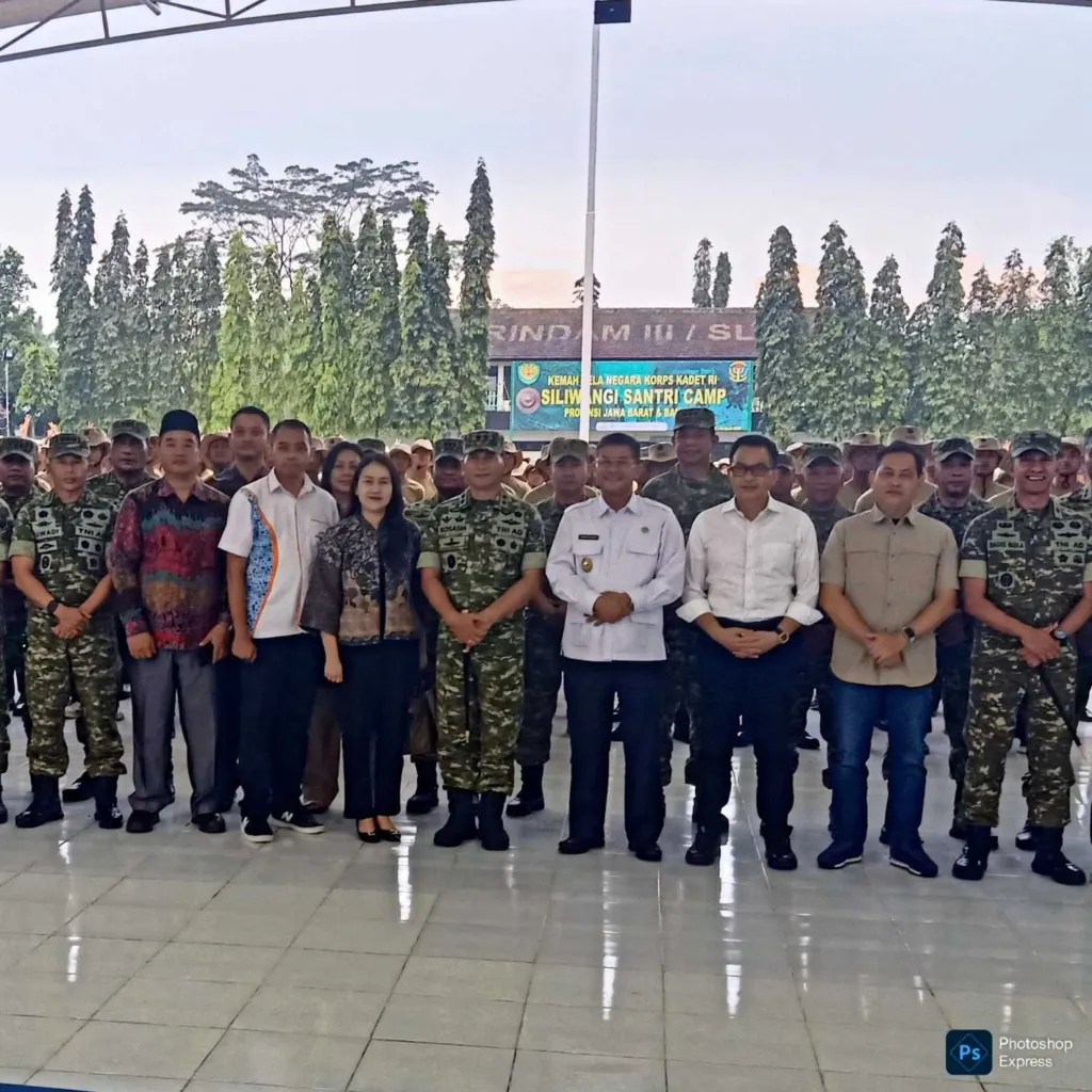 Upacara pembukaan Siliwangi Santri Camp 2026 di Rindam III Siliwangi Bandung bersama Pangdam III/Siliwangi