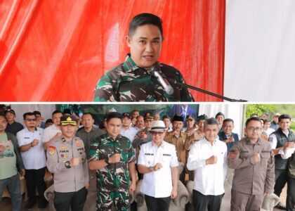 Dandim 0624 Kabupaten Bandung Letkol Kav. Samto Betah Saat Memberikan Paparan