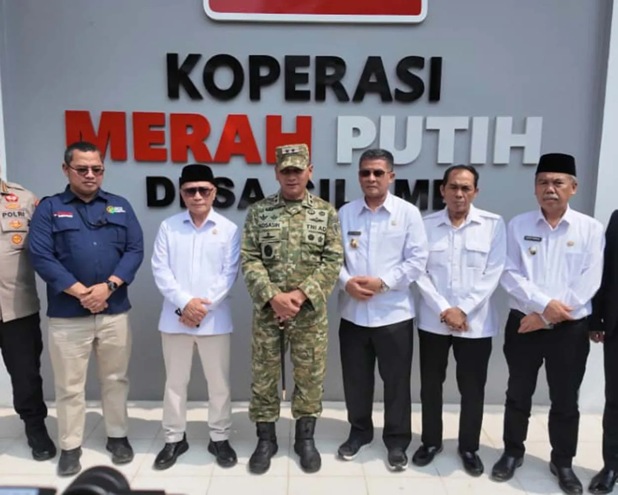 Pangdam III Siliwangi Mayjen TNI Kosasih di peluncuran Koperasi Desa Merah Putih