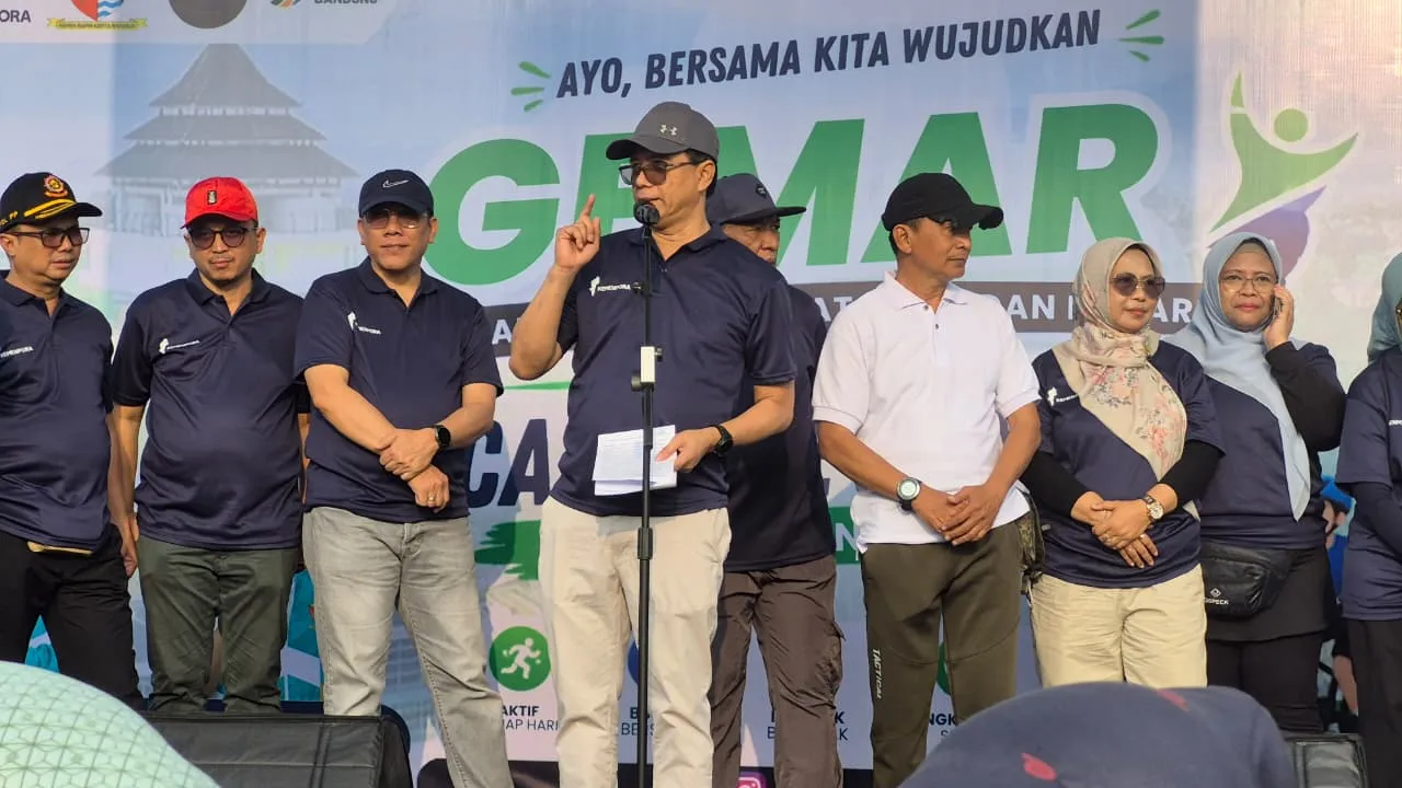 Gelorakan Gaya Hidup Sehat, Dispora Kabupaten Bandung Gelar Aksi GEMAR di Al Fathu