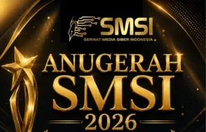 Malam puncak Anugerah SMSI 2026 siap dilangsungkan di Hall Dewan Pers, Jakarta, Kamis (18/6/2026).